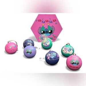 Disney Lilo & stitch Disney-branded Christmas ornaments. new set of 6